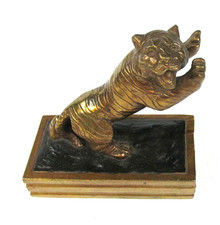 Antique one-ROARING TIGER BOOKEND {I have only one} 6.5