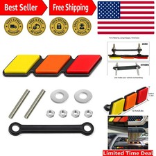 TRD Tri-Color Grille Badge - Elevate Your Vehicle's Style with Easy Installation picture