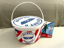 Disney Toy Story Bucket of 75 Green Army Men Soldiers NEW picture