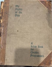Antique Scrapbook of Theatre Programs 1890's New York City Washington DC 60 Diff picture