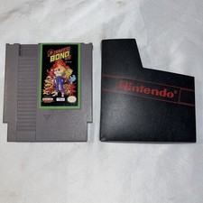 James Bond Jr. NES Nintendo & Dust Sleeve Authentic Cleaned, Tested Working picture