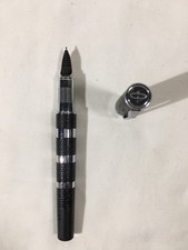 PARKER 5TH TECHNOLOGY PEN INGENUITY GREY LACQUER GOLD TRIM(NEEDS REFILL) MINT picture