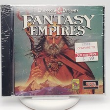 Fantasy Empires PC Game MS-DOS CD-ROM Dungeons & Dragons TSR Strategy 1995 picture