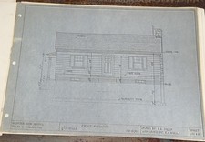 1949-52 Tulsa Oklahoma Architectural Drafting Portfolio Blueprints Student Plans picture