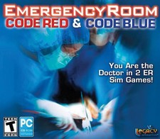 Emergency Room CODE RED + CODE BLUE - 2x ER Medical Doctor Sim PC Games - NEW picture