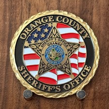 Orange County Sheriffs Office EOW Memorial Challenge Coin  W#21 picture