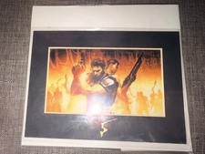 RESIDENT EVIL 5 Limited Edition Laser Cel CAPCOM Art Print picture