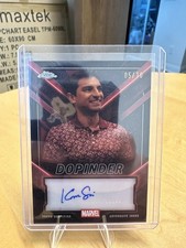 2025 Topps Chrome Deadpool Karan Soni as Dopinder Auto True Black /10 picture