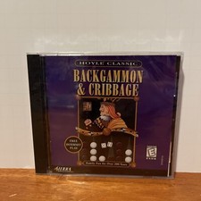Sierra HOYLE Classic Backgammon & Cribbage Vintage (PC, 1999) NEW SEALED picture