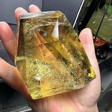 465g Natural Citrine Quartz Freeform Energy Crystal Reiki Healing Decor picture