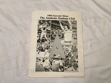 VINTAGE 1980 Anaheim Stadium Club Souvenir Menu Gene Autry/Rod Carew/Don Baylor picture