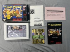 The Lost Vikings (Super Nintendo Entertainment System, 1993) CIB 🌟 EXC+ picture