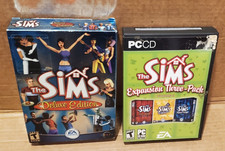 The Sims Deluxe Edition PC in BOX Game 2002 + Expansion 3 Three-Pack - Volume 2 picture