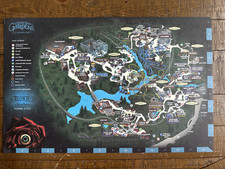 2011 Busch Gardens Williamsburg Howl-O-Scream Theme Park Map / Poster 11x16 picture