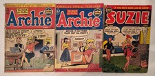 ARCHIE MAGAZINE LOT (3) #41 G #52 G/VG & Suzie#93 F Bob Montana 1951 Golden Age picture