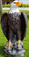 Eagle Statue Outdoor - Large American Eagle Figurine for Garden, Yard...... picture
