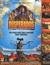 2001 Print Ad of Desperados Wanted Dead or Alive game advertisement picture