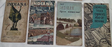 Vintage Indiana Road Maps 1942 1948 1949 Chevrolet Truck Advertising Map Lot picture