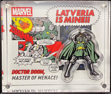 SDCC 2026 Agoro Marvel Doctor Doom Standard 1/2 oz .999 Silver Coin 007/900 picture