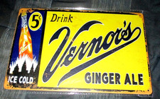 VERNOR'S GINGER ALE Metal Sign #4 - NEW picture