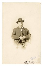 GEORGE WILKINS (1856-1940)/1909 Photo Postcard from SHANDON, OHIO picture