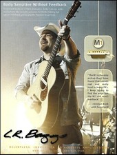 Sugarland band Kristian Bush 2008 L.R. Baggs M1 soundhole pickup advertisement picture