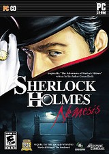 SHERLOCK HOLMES : NEMESIS (PC) DISC + CVR ART + MANUAL - NO CASE - LN picture