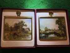 Miniature World of Peter Bates: 2 Framed Paintings, New in Box, Made in England picture