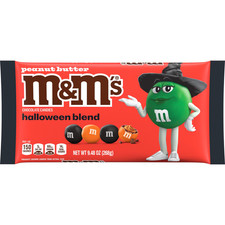 M&M's Peanut Butter Halloween Blend Milk Chocolate Halloween Candy Bag - 9.48 oz picture