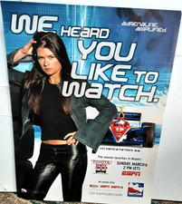 2005 IndyCar Danica Patrick We Heard You Like To Watch Print Ad ESPN picture
