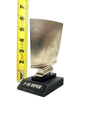 F-110 F-16 Titanium Jet Engine Blade. Pilot Gift Desk Model Ejection Seat HGU picture