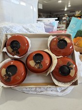 Japanese Red Black Lacquered 5