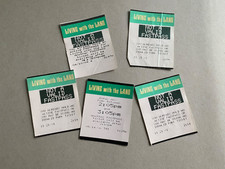 Set of 5 Living With the Land Paper Fastpasses - EPCOT Fastness - Early 2000s picture