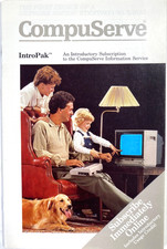 1986 COMPUSERVE INFORMATION SERVICE vintage early internet provider INTRO PAK picture