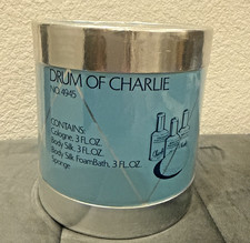 NEW  Vintage Charlie Cologne & Body Silk  & FoamBath Gift Set Boxed Sealed NOS picture