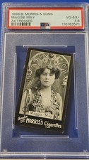 Maggie May - 1898 B. Morris & Sons Actresses PSA 4.5 picture