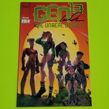 Gen 13 The Unreal World 1 Image Comics Signed Mike Heisler COA Limited (1996) picture