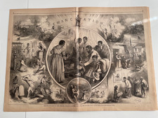 HARPER'S WEEKLY May 9, 1863 Emancipation Civil War Slavery Civil Rights picture