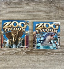 Zoo Tycoon PC Game + Double Expansion Pack Marine Mania Dinosaur Digs Microsoft picture