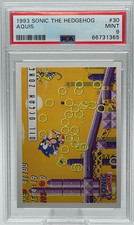 1993 Topps Sonic the Hedgehog #30 Aquis PSA 9 Mint Non-Sport Card picture