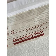 Montgomery Ward Ephemera 1992 Picture studio Receipt appointment card 4031 picture