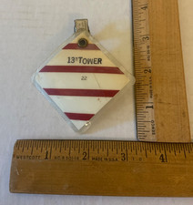 NASA USAF 1960s-70s 13th TOWER Employee Launch Viewing Access Badge #22 picture