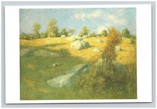 Upland Pasture Washington DC Julian Alden Weir, oil on canvas, 1980s Postcard 26 picture