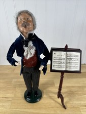 Byers Choice Carolers 2004 Charming Music Conductor with Sheet Stand picture