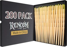 200 Pack Pre Rolled Cone | Cones King Size| Slow Burning Rolled Brown picture