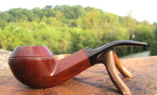 Dr Plumb Flat Grip France Bulldog Smoking Estate Pipe 5.3?4