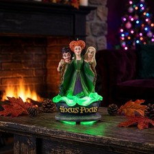 Disney Parks Ornament Hocus Pocus Living Magic Sketchbook Light Up & Sound picture