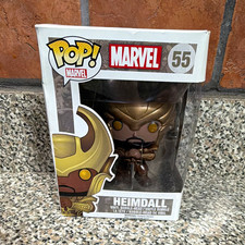 Funko Pop Marvel Heimdall #55 Bobble-Head Vinyl Figure - Gold Brown picture