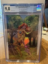 Red Sonja #1 Foil Refractor, CGC 9.8, 2024 Dynamite  Andrew Pepoy limit 30 COA picture
