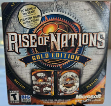 Rise of Nations: Gold Edition (PC, 2004) No Box picture